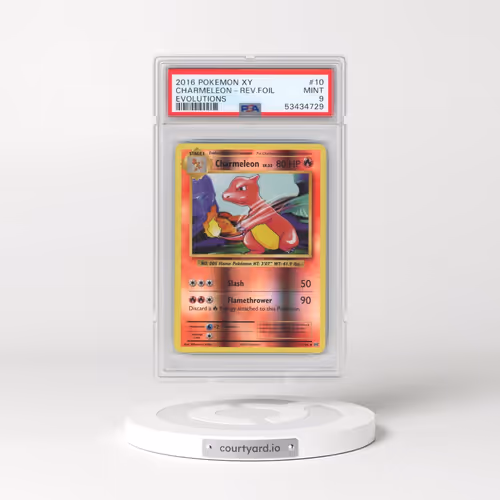2016 Pokémon XY Evolutions #10 Charmeleon - Reverse Foil (PSA 9 MINT)