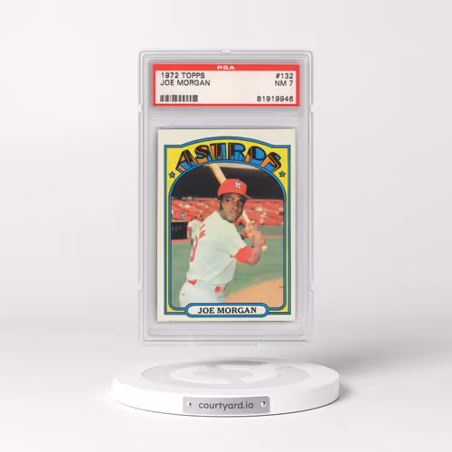 1972 Topps #132 Joe Morgan (PSA 7 NM)