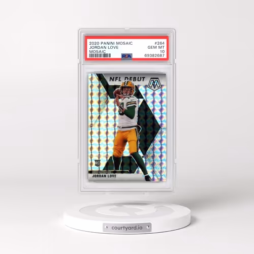2020 Panini Mosaic #264 Jordan Love - Mosaic (PSA 10 GEM MINT)