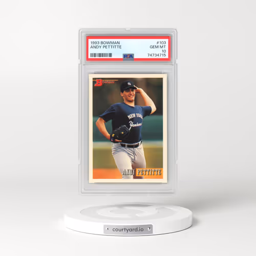 1993 Bowman #103 Andy Pettitte (PSA 10 GEM MINT)