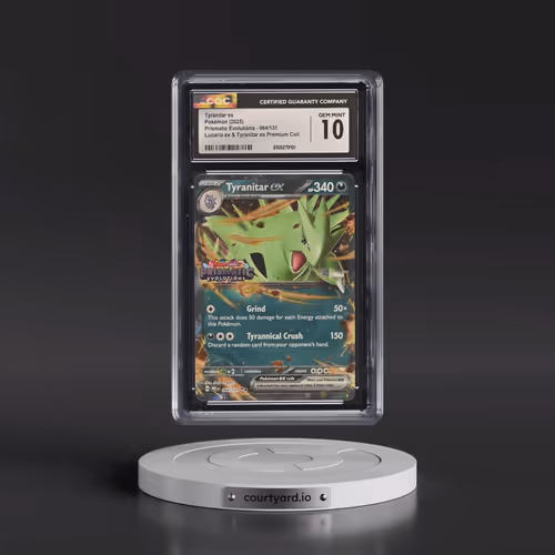 2024 Prismatic Evolutions - PRE EN #064/131 Tyranitar ex - (Prismatic Evolutions Stamp) Lucario ex &