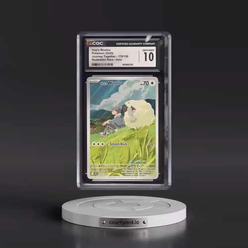 2025 Journey Together - JTG EN #170/159 Hop's Wooloo - Illustration Rare Holo (CGC 10 GEM MINT)