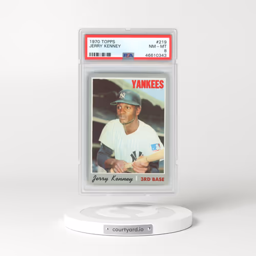 1970 Topps #219 Jerry Kenney (PSA 8 NM-MT)