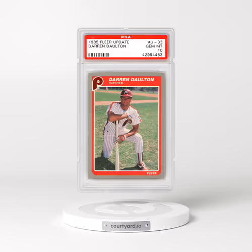 1985 Fleer Update #U-33 Darren Daulton (PSA 10 GEM MINT)