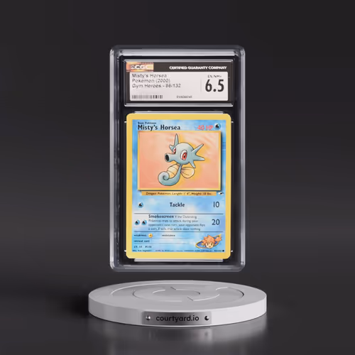 2000 Gym Heroes #86/132 Misty's Horsea (CGC 6.5 EX-NM+)