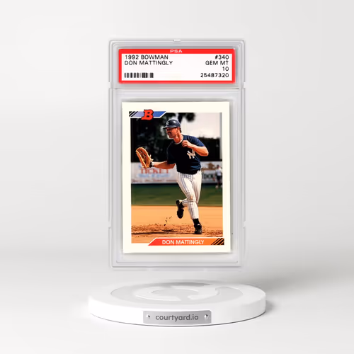 1992 Bowman #340 Don Mattingly (PSA 10 GEM MINT)