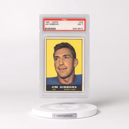 1961 Topps #33 Jim Gibbons (PSA 7 NM)