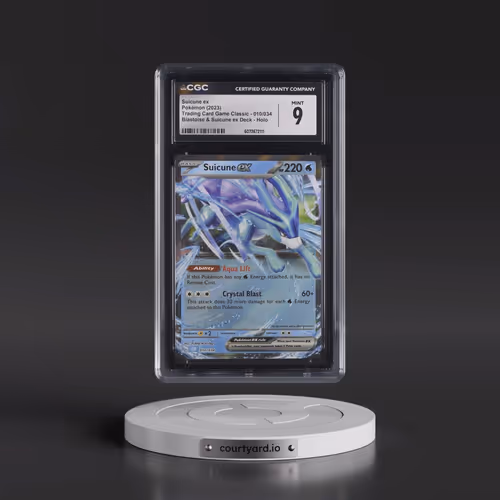 2023 Pokémon Clb-Trading Card Game Classic Blastoise & Suicune EX Deck #010 Suicune EX - Holo (CGC 9