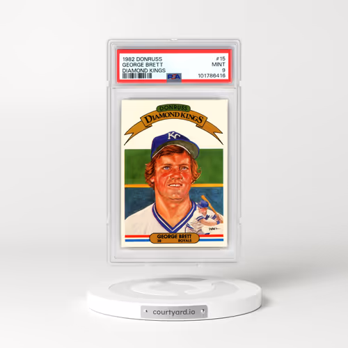 1982 Donruss #15 George Brett - Diamond Kings (PSA 9 MINT)