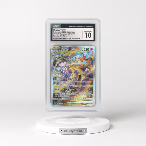 2022 Japanese VSTAR Universe #221 Mewtwo VSTAR - Full Art Holo (CGC 10 GEM MINT)