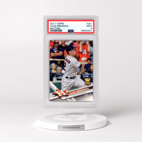 2017 Topps #341 Alex Bregman - Batting (PSA 9 MINT)