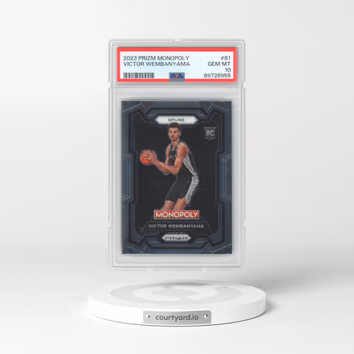 2023 Panini Prizm Monopoly #81 Victor Wembanyama (PSA 10 GEM MINT)