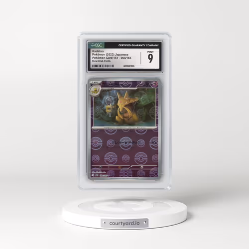 2023 Pokémon Card 151 #064/165 Kadabra - Reverse Holo Poké Ball (CGC 9 MINT)