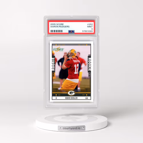 2005 Score #352 Aaron Rodgers (PSA 9 MINT)