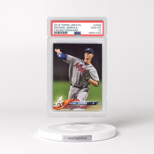2018 Topps Update #US68 Michael Soroka - Facing Forward (PSA 10 GEM MINT)