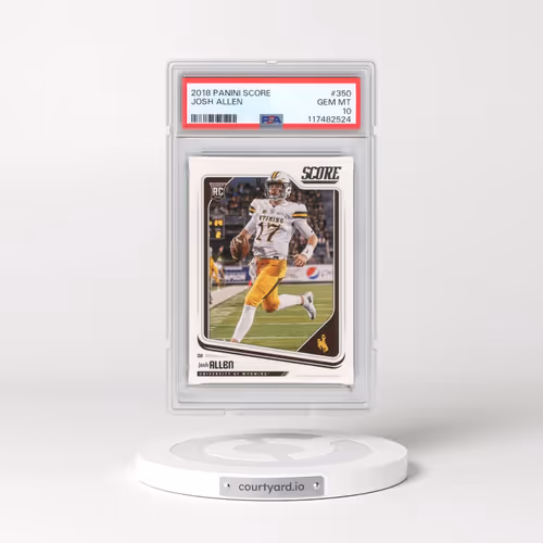 2018 Panini Score #350 Josh Allen (PSA 10 GEM MINT)