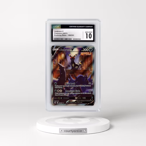 2021 Evolving Skies #189/203 Umbreon V - Holo (CGC 10 GEM MINT)