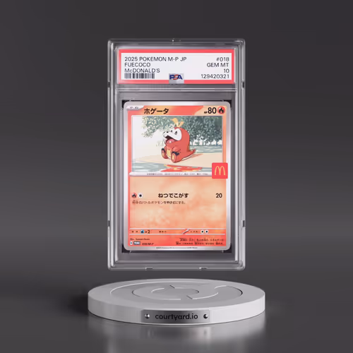 2025 Pokémon M-P Promo #018 Fuecoco - McDonald's (PSA 10 GEM MINT)