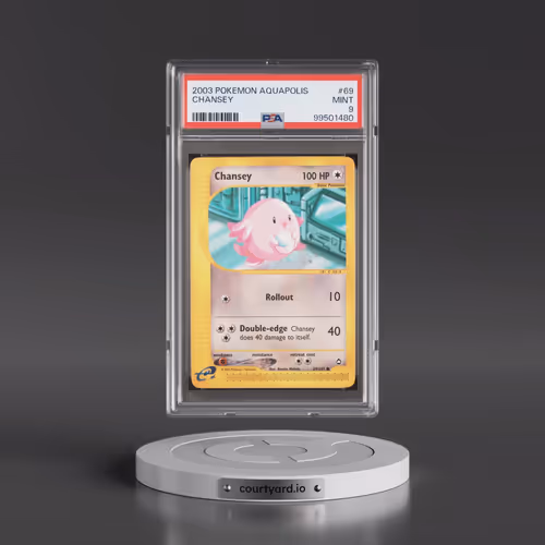 2003 Pokémon Aquapolis #69 Chansey (PSA 9 MINT)
