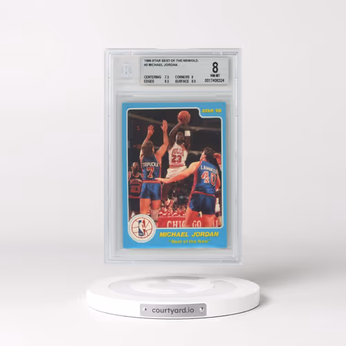1986 Star Best of the New/Old #2 Michael Jordan (BGS 8 NM-MT)