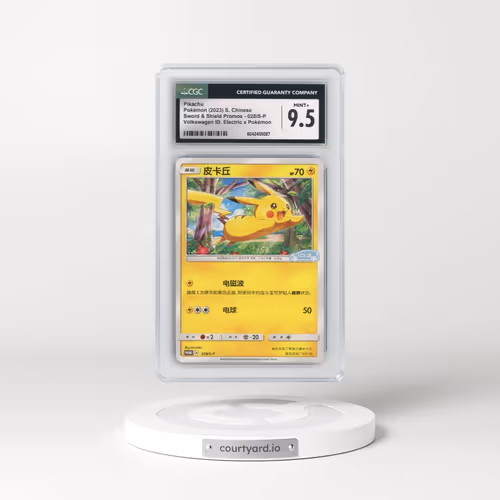 2023 Sword & Shield Promos - Simplified #028/S-P Pikachu - Volkswagen ID. Electric x Pokémon (CGC 9.5 MINT+)