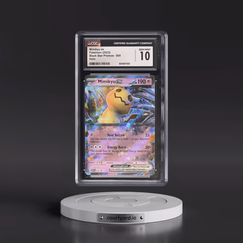2023 Pokémon Svp EN-SV Black Star Promo #004 Mimikyu EX - Holo Mimikyu EX Sealed Product Promo (CGC