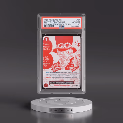 2025 One Piece 3rd Anniversary! One Piece Card Treasure Campaign Pack #019 But Ace Here Said You Des