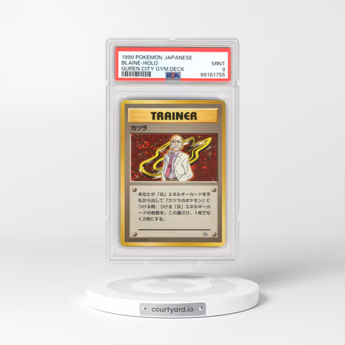 1999 Pokémon Guren Town Gym Deck Blaine - Holo (PSA 9 MINT)