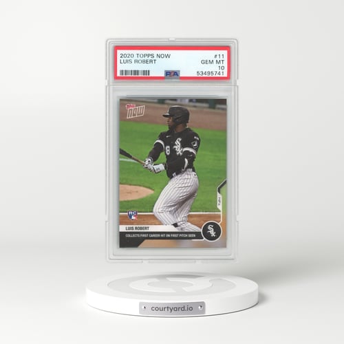 2020 Topps Now #11 Luis Robert (PSA 10 GEM MINT)