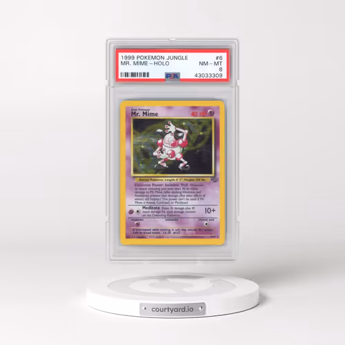 1999 Pokémon Jungle #6 Mr. Mime - Holo (PSA 8 NM-MT)