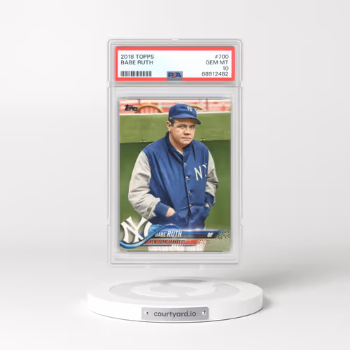 2018 Topps #700 Babe Ruth (PSA 10 GEM MINT)
