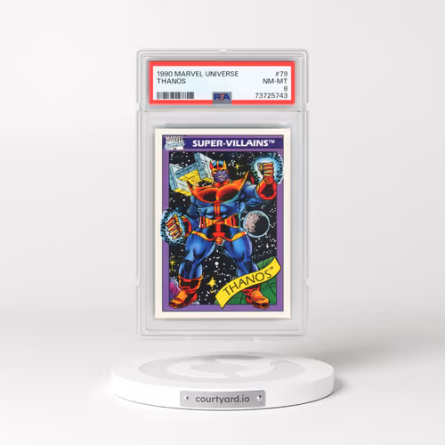 1990 Marvel Universe #79 Thanos (PSA 8 NM-MT)