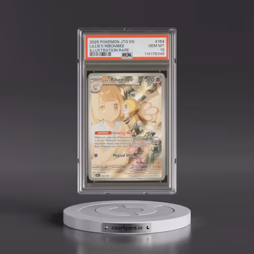 2025 Pokémon Jtg EN-Journey Together #164 Lillie's Ribombee - Illustration Rare (PSA 10 GEM MINT)