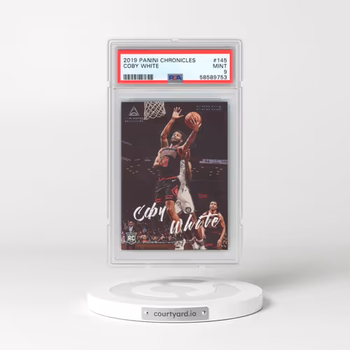 2019 Panini Chronicles #145 Coby White (PSA 9 MINT)