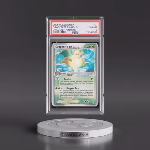 2006 Pokémon EX Dragon Frontiers #91 Dragonite EX - Holo Holo (PSA 8 NM-MT)