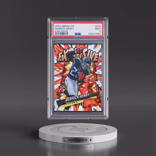 2022 Panini Absolute Explosive #E20 Derrick Henry (PSA 9 MINT)