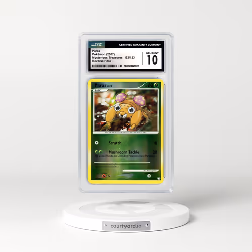 2007 Mysterious Treasures #92 Paras - Holo (CGC 10 GEM MINT)