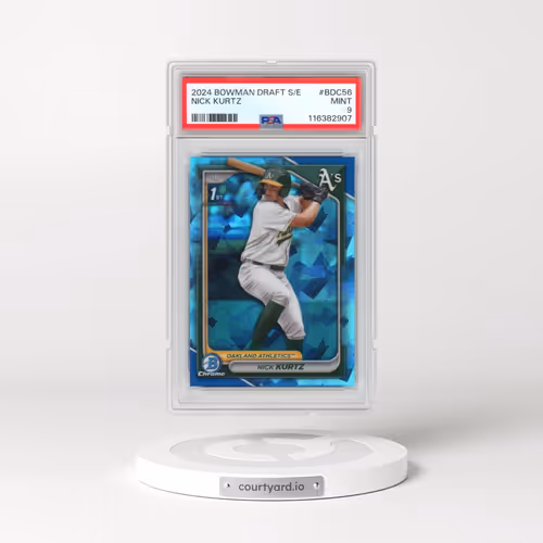2024 Bowman Draft Sapphire Edition #BDC56 Nick Kurtz (PSA 9 MINT)