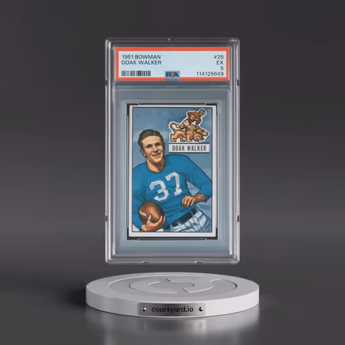 1951 Bowman #25 Doak Walker (PSA 5 EX)