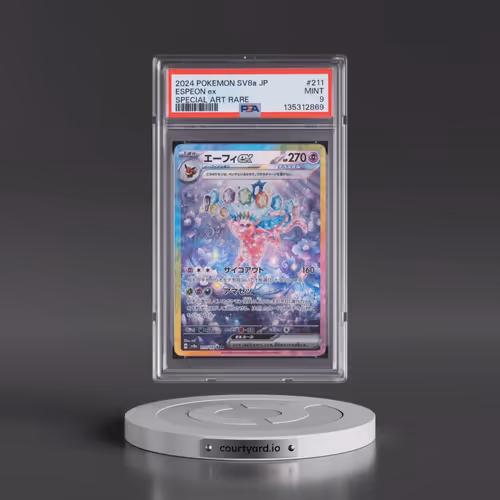 2024 Pokémon Sv8a-Terastal Fest EX #211 Espeon EX - Holo Special Art Rare (PSA 9 MINT)