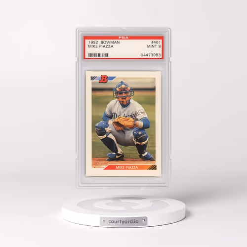 1992 Bowman #461 Mike Piazza (PSA 9 MINT)