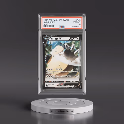 2019 Pokémon Sword & Shield Shield #045 Snorlax V - Holo (PSA 10 GEM MINT)