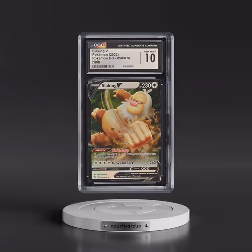 2022 Pokémon GO #058/078 Slaking V - Holo (CGC 10 GEM MINT)