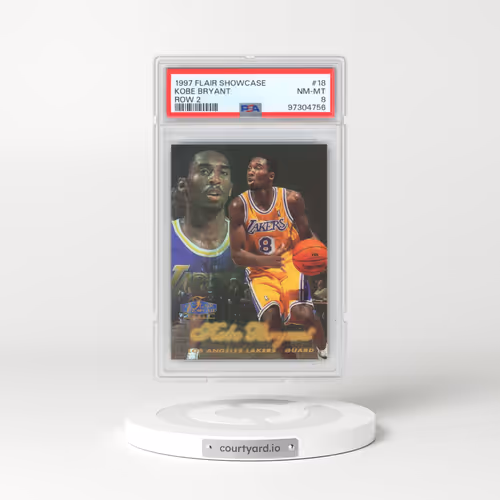 1997 Flair Showcase #18 Kobe Bryant - Row 2 (PSA 8 NM-MT)