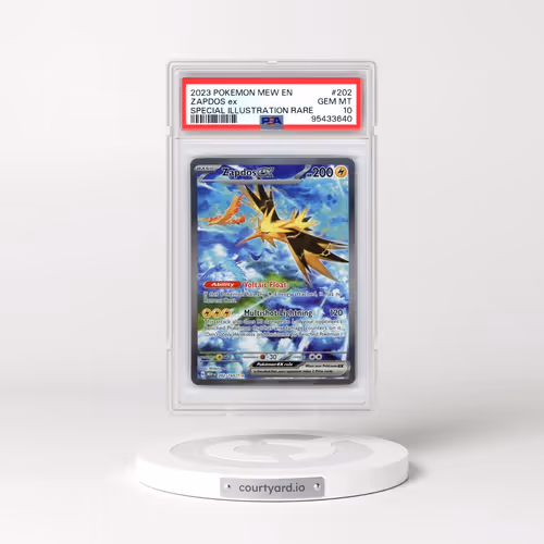 2023 Pokémon Mew EN-151 #202 Zapdos EX - Holo Special Illustration Rare (PSA 10 GEM MINT)