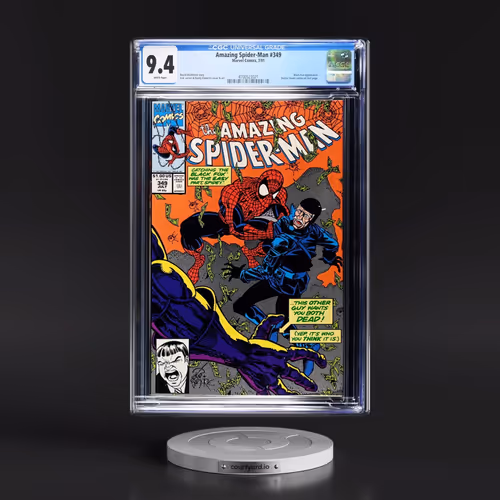 Amazing Spider-Man #349 CGC 9.4 White Pages (Marvel Comics, 7/91) - Universal