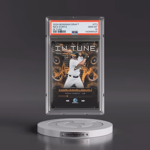 2024 Bowman Draft in Tune #IT3 Nick Kurtz (PSA 10 GEM MINT)