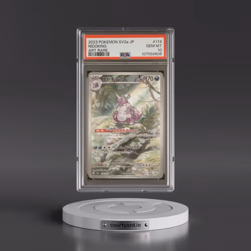 2023 Pokémon Sv2a-Pokemon 151 #174 Nidoking - Art Rare (PSA 10 GEM MINT)