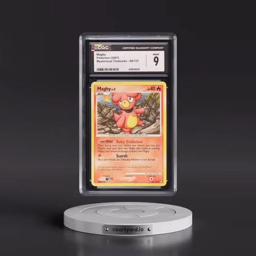 2007 Mysterious Treasures #88/123 Magby (CGC 9 MINT)