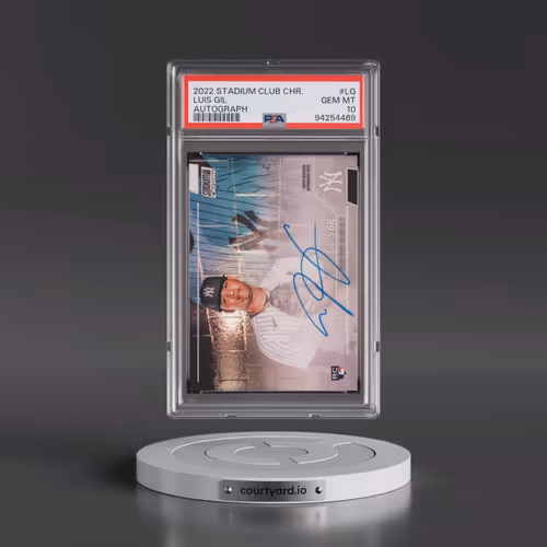 2022 Topps Stadium Club Chrome Autographs #LG Luis Gil (PSA 10 GEM MINT)